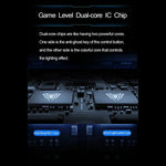 คีย์บอร์ดเกมมิ่งมีสาย USB AULA F2088 108 ปุ่ม แบบกลไก สวิตช์สีน้ำเงิน พร้อมไฟผสมและปุ่มโลหะ สวิตช์สีน้ำเงิน สีดำ