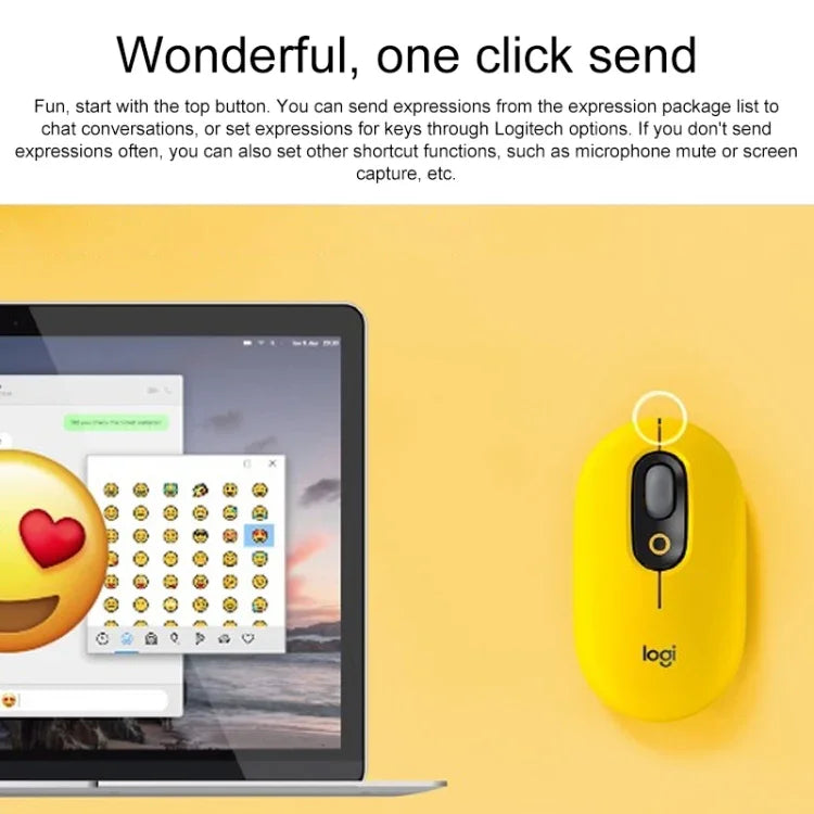 เมาส์ไร้สายพกพาสำหรับสำนักงาน Logitech
