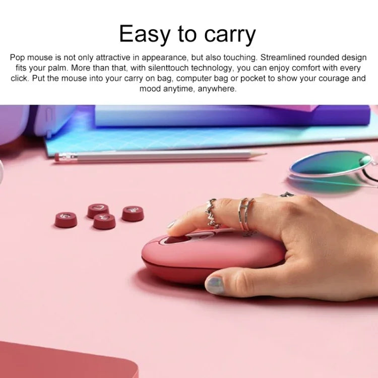 เมาส์ไร้สายพกพาสำหรับสำนักงาน Logitech