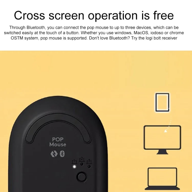 เมาส์ไร้สายพกพาสำหรับสำนักงาน Logitech