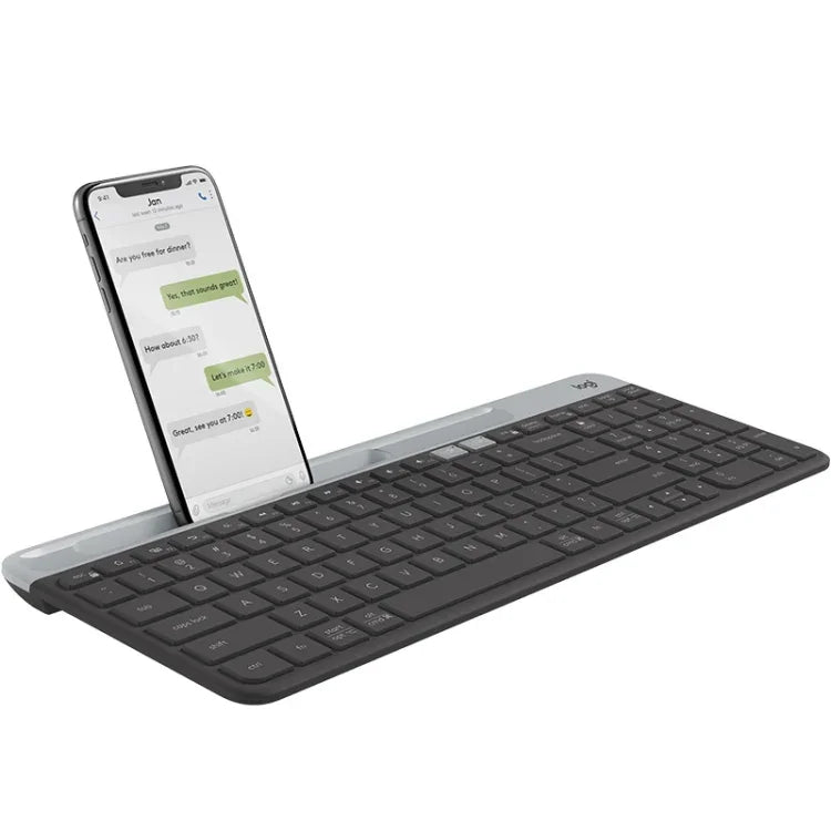คีย์บอร์ดไร้สาย Logitech K580 แบบบางและเบา ใช้งานได้หลายอุปกรณ์ พร้อมที่วางโทรศัพท์