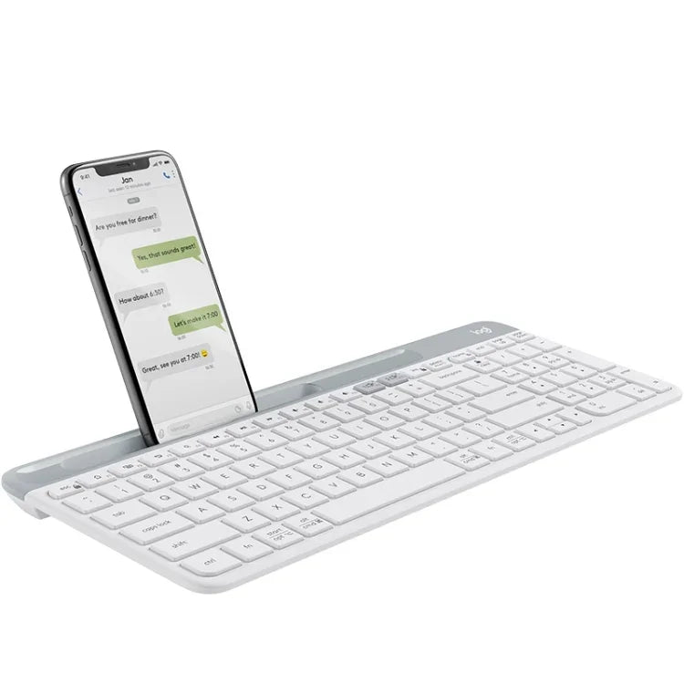 คีย์บอร์ดไร้สาย Logitech K580 แบบบางและเบา ใช้งานได้หลายอุปกรณ์ พร้อมที่วางโทรศัพท์
