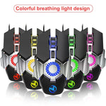 HXSJ J700 เมาส์เกมมิ่งมีสาย E-sports พร้อมไฟสีสันโปรแกรมได้, รุ่น J700
