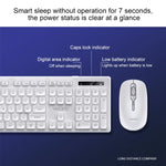 ชุดคีย์บอร์ดและเมาส์ไร้สายสำนักงานธุรกิจ YINDIAO V3 Max แบบเงียบ
