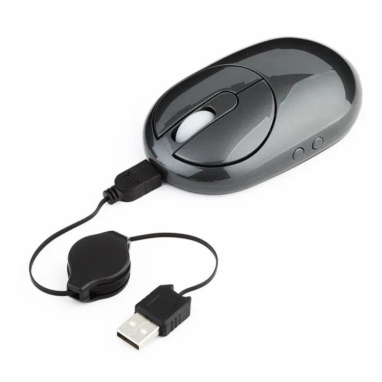 เมาส์ออปติคอลไร้สายชาร์จได้ 2.4G 1200 DPI พร้อม USB HUB 3 พอร์ต / แท่นชาร์จ รุ่น MZ-012
