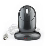 เมาส์ออปติคอลไร้สายชาร์จได้ 2.4G 1200 DPI พร้อม USB HUB 3 พอร์ต / แท่นชาร์จ รุ่น MZ-012