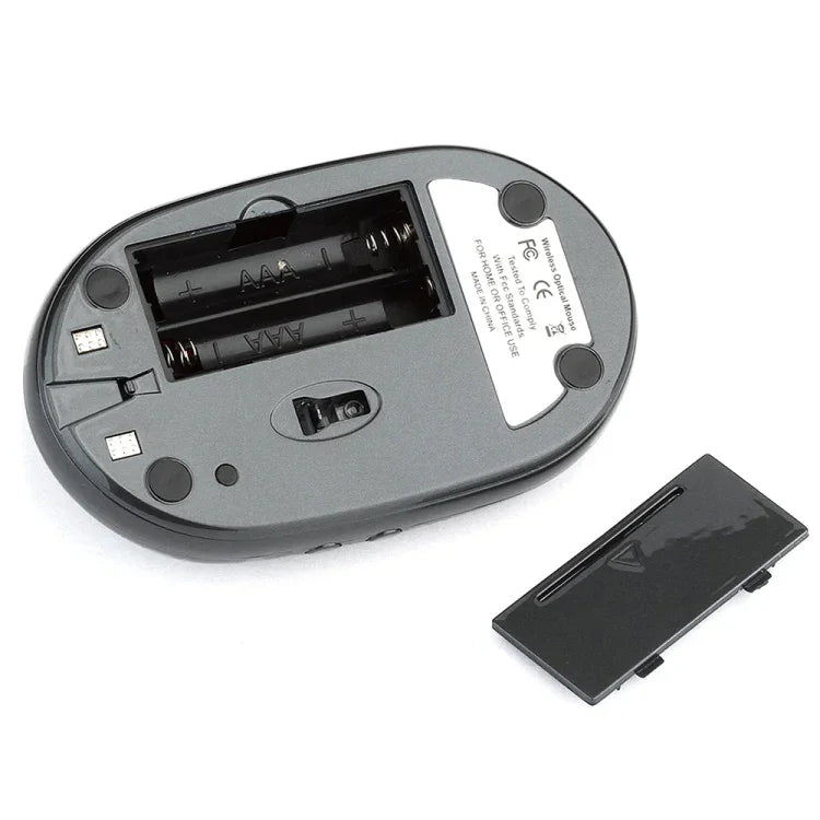 เมาส์ออปติคอลไร้สายชาร์จได้ 2.4G 1200 DPI พร้อม USB HUB 3 พอร์ต / แท่นชาร์จ รุ่น MZ-012