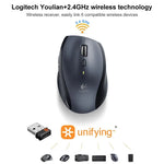 เมาส์เลเซอร์ไร้สาย Logitech M705 1000DPI 2.4GHz โหมดคู่