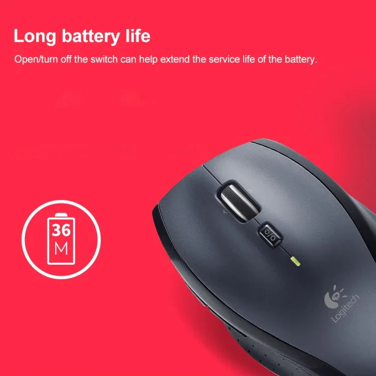 เมาส์เลเซอร์ไร้สาย Logitech M705 1000DPI 2.4GHz โหมดคู่