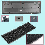 ชุดคีย์บอร์ดและเมาส์มีสาย Logitech MK200