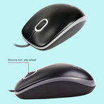 ชุดคีย์บอร์ดและเมาส์มีสาย Logitech MK200