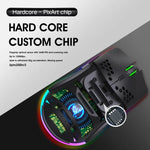 HXSJ T66 เมาส์เกมมิ่งไร้สาย 7 ปุ่ม พร้อมไฟสีสันโปรแกรมได้ รุ่น T66 (สีขาว)