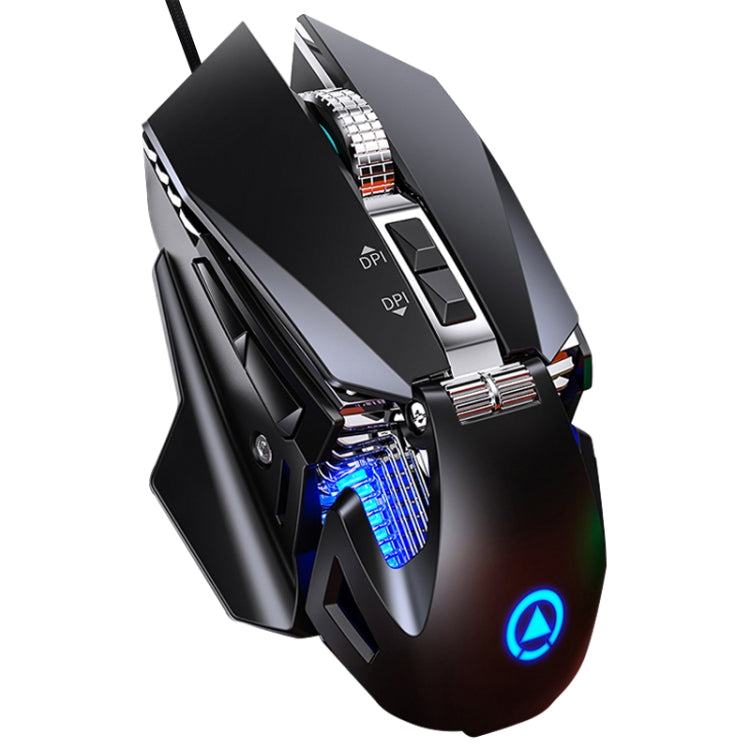 YINDIAO G10 เมาส์เกมมิ่งกลไกโลหะมีสาย 7 ปุ่ม ปรับได้ 7 โหมด 7200DPI พร้อมไฟ RGB รุ่นเวอร์ชันเสียง