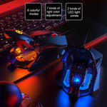 YINDIAO G10 เมาส์เกมมิ่งกลไกโลหะมีสาย 7 ปุ่ม ปรับได้ 7 โหมด 7200DPI พร้อมไฟ RGB รุ่นเวอร์ชันเสียง