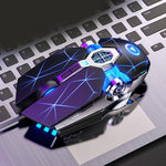 เมาส์เกมมิ่งมีสาย YINDIAO 3200DPI ปรับได้ 4 โหมด 7 ปุ่ม ไฟ RGB สไตล์: เวอร์ชันเสียง