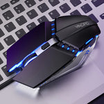 เมาส์มีสาย YINDIAO 6 ปุ่ม เกมมิ่งและออฟฟิศ USB แบบเงียบ สีดำ