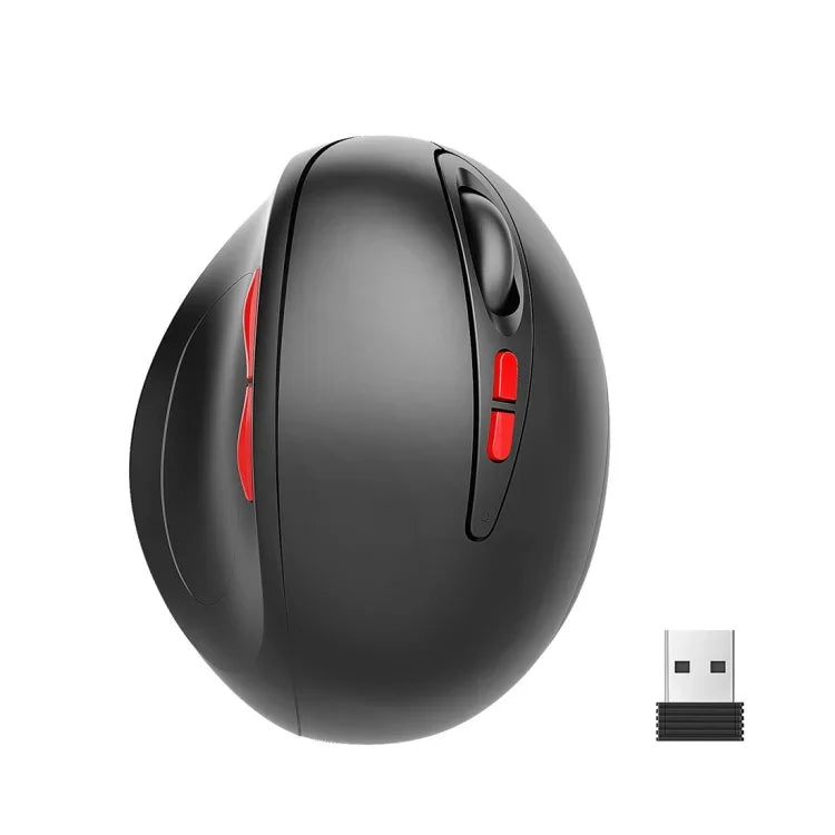 เมาส์ไร้สาย HXSJ T33 2.4GHz แบบออปติคอล ดีไซน์ตามหลักสรีรศาสตร์ สำหรับโน้ตบุ๊กและพีซี