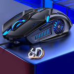 เมาส์เกมมิ่งมีสาย YINDIAO G5 3200DPI ปรับได้ 4 โหมด 6 ปุ่ม ไฟ RGB แบบเงียบ รุ่น G5 สีดำ รุ่น G5 สีขาว