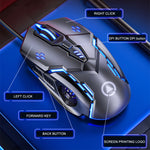 เมาส์เกมมิ่งมีสาย YINDIAO G5 3200DPI ปรับได้ 4 โหมด 6 ปุ่ม ไฟ RGB รุ่น G5 สีดำ รุ่น G5 สีขาว