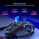 เมาส์เกมมิ่งมีสาย YINDIAO G5 3200DPI ปรับได้ 4 โหมด 6 ปุ่ม ไฟ RGB รุ่น G5 สีดำ รุ่น G5 สีขาว