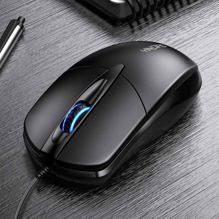 เมาส์มีสายธุรกิจ YINDIAO G2 1000DPI 3 ปุ่ม ไฟ RGB