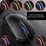 เมาส์มีสายธุรกิจ YINDIAO G2 1000DPI 3 ปุ่ม ไฟ RGB