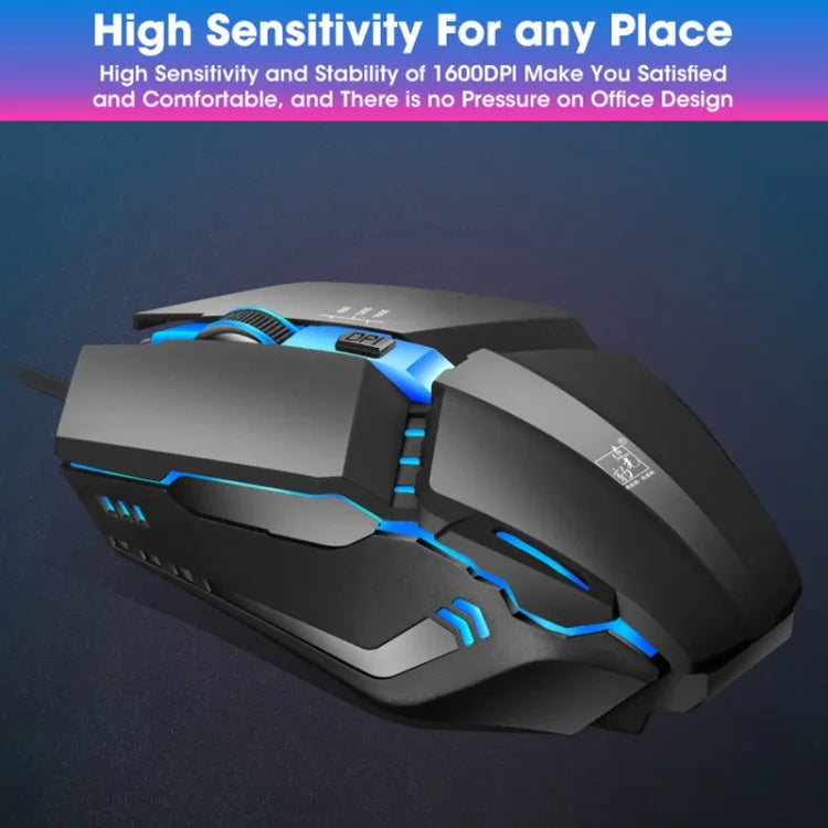 เมาส์เกมมิ่งมีสาย ZGB K3 USB ไฟ RGB