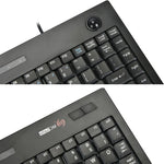 คีย์บอร์ดมัลติมีเดียมีสาย MC Saite MC-9712 88 ปุ่ม พร้อมลูกบอลควบคุม สำหรับ Windows