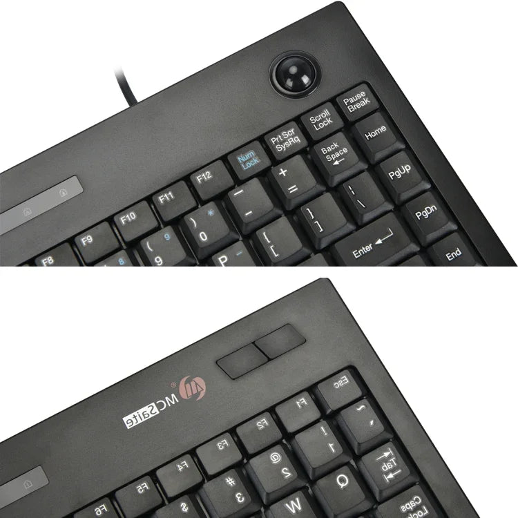 คีย์บอร์ดมัลติมีเดียมีสาย MC Saite MC-9712 88 ปุ่ม พร้อมลูกบอลควบคุม สำหรับ Windows