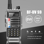 วิทยุสื่อสารมือถือ Baofeng BF-UV5R Plus S9 FM พร้อมปลั๊ก US สีดำ, สีแดง, สีเงิน