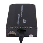 ที่ชาร์จโน้ตบุ๊ก 100W แบบสากล พร้อมที่ชาร์จในรถยนต์ อะแดปเตอร์ไฟ AC และอะแดปเตอร์ไฟ 8 ตัว พร้อมพอร์ต USB 1 ช่อง สำหรับ Samsung, Sony, Asus, Acer, IBM, HP, DELL, ปลั๊ก US