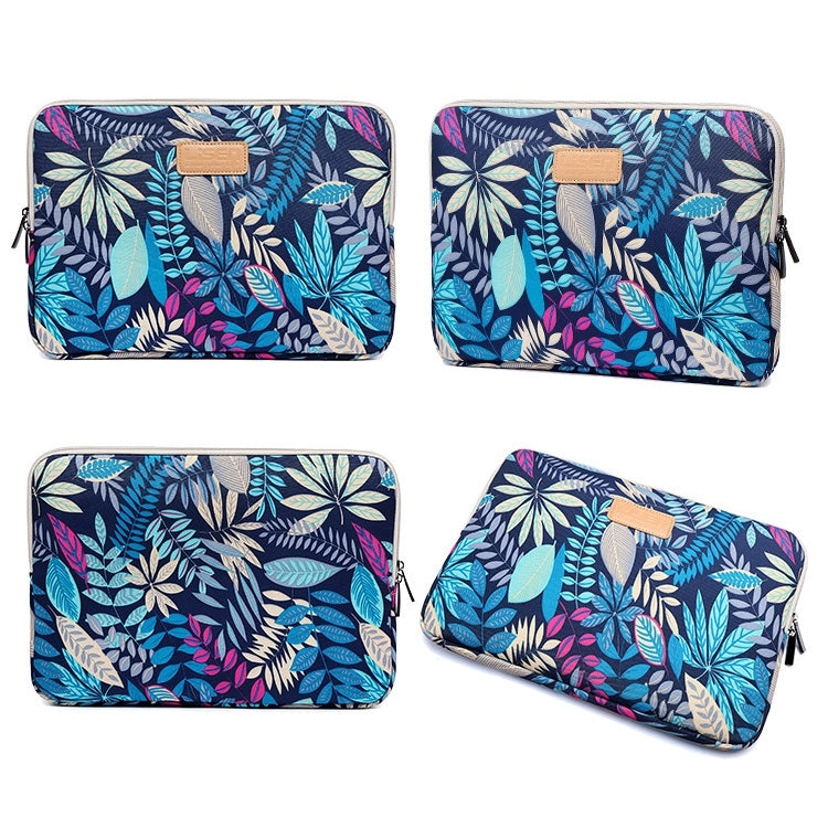 กระเป๋าซอง Lisen ขนาด 10 นิ้ว ลายใบไม้สีสันสดใส มีซิป กระเป๋าถือสำหรับ iPad Air 2, iPad Air, iPad 4, iPad รุ่นใหม่, Galaxy Tab A 10.1, Lenovo Yoga 10.1 นิ้ว, Microsoft Surface Pro 10.6, โน้ตบุ๊ก/แท็บเล็ต ขนาด 10 นิ้วและต่ำกว่า, 10 นิ้ว