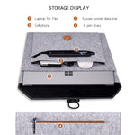 กระเป๋าในแล็ปท็อปผ้าสักหลาดอเนกประสงค์ ND06 สำหรับแล็ปท็อปขนาด 13.3 นิ้ว, 13.3 นิ้ว