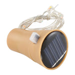 ไฟสายทองแดงโซลาร์เซลล์ 1 เมตร 10 ดวง LED SMD 0603, ไฟสีสันสดใส ความยาว 1 เมตร