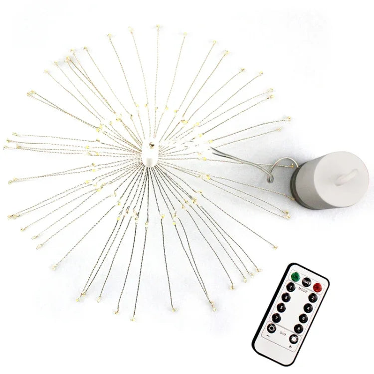 ไฟตกแต่ง LED 150 ดวง ใช้ถ่าน พร้อมรีโมทคอนโทรล, ความยาว 30 ซม. ไฟสีสันสดใส, 30 ซม. ไฟสีขาว, 30 ซม. ไฟสีขาวอุ่น