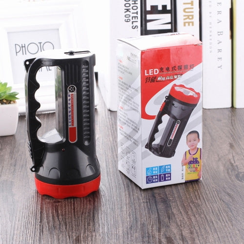 5W 9 LEDs Rechargeable Strong LED Flashlight 2-Modes Outdoors Searchlight