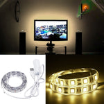 ไฟ LED 30 ดวง 5050 SMD กันน้ำมาตรฐาน IP65 พร้อมสายสวิตช์ต่อยาว 1 ม., กว้าง 10 มม.