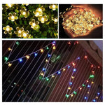 ไฟประดับเทศกาลดอกซากุระ 6 เมตร 40 LED, ใช้แบตเตอรี่, ไฟสีสัน 6 เมตร, ไฟสีขาวอุ่น 6 เมตร