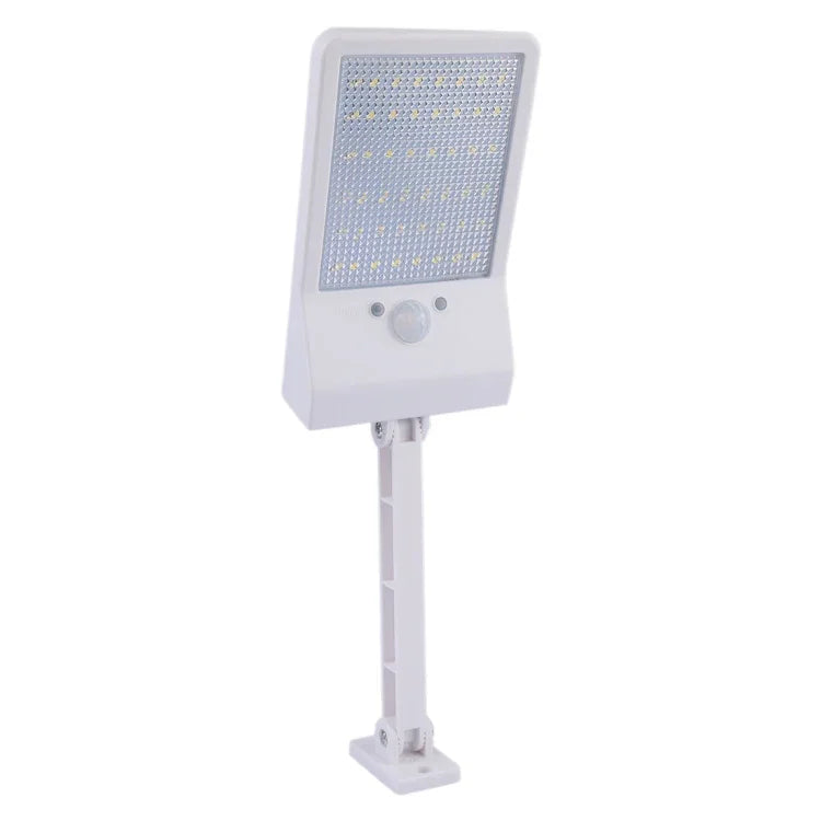 โคมไฟแบนพลังงานแสงอาทิตย์ 6W 800LM 48 LEDs พร้อมขาตั้งและรีโมทคอนโทรล