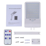 โคมไฟแบนพลังงานแสงอาทิตย์ 6W 800LM 48 LEDs พร้อมขาตั้งและรีโมทคอนโทรล