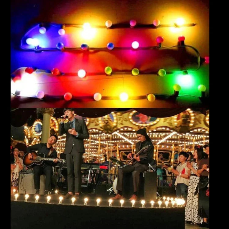 หลอดไฟ LED 2835 SMD 8 LED 2W E27 1 เมตร สำหรับตกแต่งบ้าน, AC 110V, AC 110V, DC 12V, AC 220V