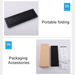 โคมไฟตั้งโต๊ะ LED 3W พับได้ ปรับได้ พร้อม USB ชาร์จ ป้องกันสายตา