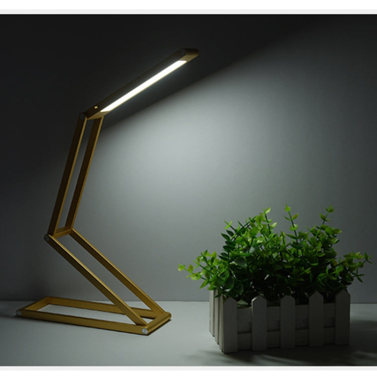 โคมไฟตั้งโต๊ะ LED 3W พับได้ ปรับได้ พร้อม USB ชาร์จ ป้องกันสายตา