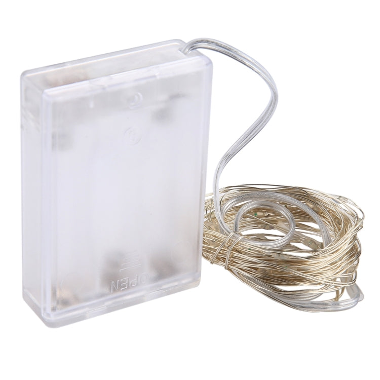 โคมไฟนางฟ้า LED SMD 0603 50 ดวง พร้อมกล่องใส่ถ่าน AA 3 ก้อน, DC 5V, ไฟสีน้ำเงิน 5 เมตร, ไฟหลากสี 5 เมตร, ไฟชมพู 5 เมตร, ไฟเขียว 5 เมตร, ไฟม่วง 5 เมตร, ไฟแดง 5 เมตร, ไฟขาว 5 เมตร, ไฟขาวอุ่น 5 เมตร, ไฟเหลือง 5 เมตร