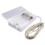 โคมไฟนางฟ้า LED SMD 0603 50 ดวง พร้อมกล่องใส่ถ่าน AA 3 ก้อน, DC 5V, ไฟสีน้ำเงิน 5 เมตร, ไฟหลากสี 5 เมตร, ไฟชมพู 5 เมตร, ไฟเขียว 5 เมตร, ไฟม่วง 5 เมตร, ไฟแดง 5 เมตร, ไฟขาว 5 เมตร, ไฟขาวอุ่น 5 เมตร, ไฟเหลือง 5 เมตร
