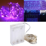โคมไฟนางฟ้า LED SMD 0603 50 ดวง พร้อมกล่องใส่ถ่าน AA 3 ก้อน, DC 5V, ไฟสีน้ำเงิน 5 เมตร, ไฟหลากสี 5 เมตร, ไฟชมพู 5 เมตร, ไฟเขียว 5 เมตร, ไฟม่วง 5 เมตร, ไฟแดง 5 เมตร, ไฟขาว 5 เมตร, ไฟขาวอุ่น 5 เมตร, ไฟเหลือง 5 เมตร