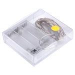 โคมไฟนางฟ้า LED SMD 0603 50 ดวง พร้อมกล่องใส่ถ่าน AA 3 ก้อน, DC 5V, ไฟสีน้ำเงิน 5 เมตร, ไฟหลากสี 5 เมตร, ไฟชมพู 5 เมตร, ไฟเขียว 5 เมตร, ไฟม่วง 5 เมตร, ไฟแดง 5 เมตร, ไฟขาว 5 เมตร, ไฟขาวอุ่น 5 เมตร, ไฟเหลือง 5 เมตร