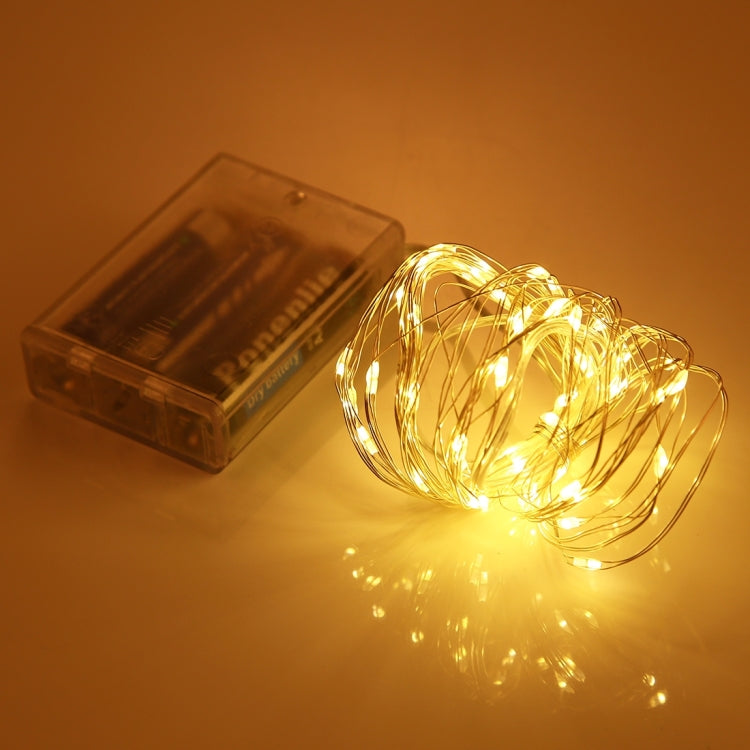 โคมไฟนางฟ้า LED SMD 0603 50 ดวง พร้อมกล่องใส่ถ่าน AA 3 ก้อน, DC 5V, ไฟสีน้ำเงิน 5 เมตร, ไฟหลากสี 5 เมตร, ไฟชมพู 5 เมตร, ไฟเขียว 5 เมตร, ไฟม่วง 5 เมตร, ไฟแดง 5 เมตร, ไฟขาว 5 เมตร, ไฟขาวอุ่น 5 เมตร, ไฟเหลือง 5 เมตร