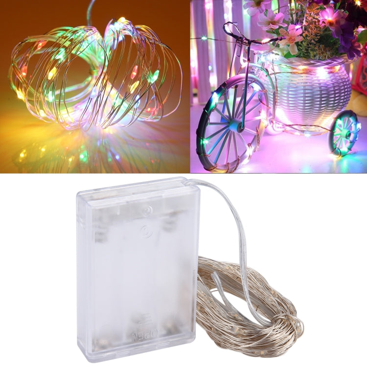 ไฟประดับโคมไฟนางฟ้า 100 LEDs SMD 06033 ใช้ถ่าน AA, DC 5V, ไฟแดง 10m, ไฟขาว 10m, ไฟขาวอุ่น 10m, ไฟเหลือง 10m, ไฟน้ำเงิน 10m, ไฟหลากสี 10m, ไฟชมพู 10m, ไฟเขียว 10m, ไฟม่วง 10m