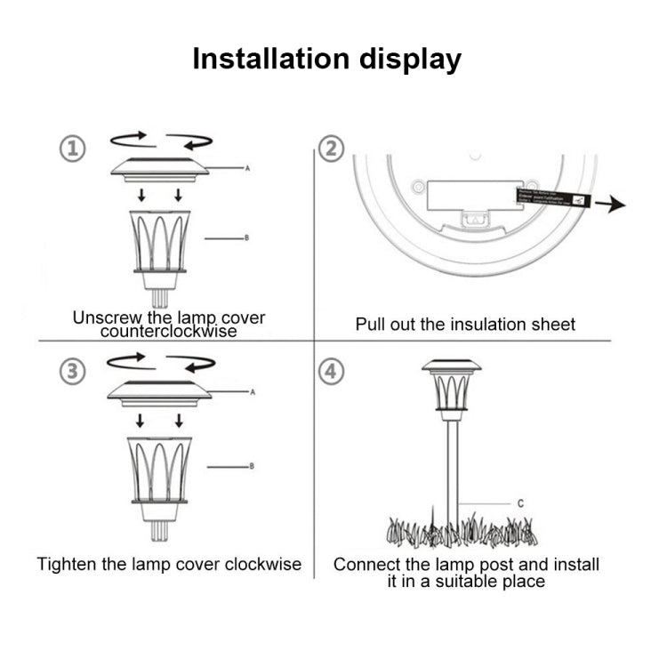 โคมไฟสนามกลางแจ้งกาแฟพลังงานแสงอาทิตย์ LED กันน้ำ IP65 สำหรับตกแต่งสวน